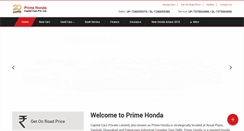 Desktop Screenshot of primehonda.com