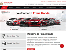 Tablet Screenshot of primehonda.com